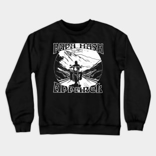 Papa Hash Apparel: Simple Circle Ride Crewneck Sweatshirt